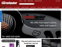 Tablet Screenshot of ceiling-speakershop.co.uk